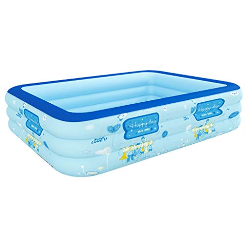 YULAN Bañera Inflable Piscina Infantil Cubo bebé Inicio Piscina Cubierta Inflable baño de la Piscina de los niños niños Piscina (Size : 210×150×55cm)