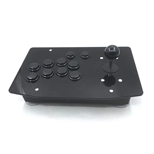 YUNXIAN Joystick RAC-J500S-R Joystick del Juego de Arcade de la Mano Derecha USB Mango de Lucha por teléfono móvil Accesorios de Consola de Juegos (Size : Black)