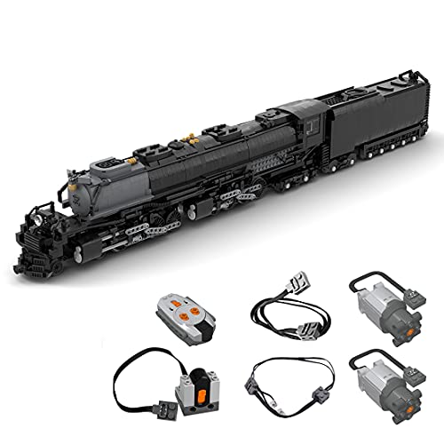 YUNXIAO Juego de bloques de construcción con motor, dinámico MOC-89126 1/40 Union Pacific 4014 Big Boy RC, compatible con tren Lego City - 3200 piezas