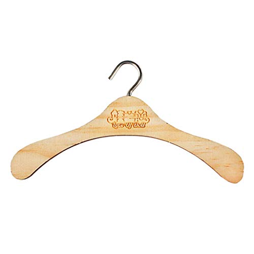 yunyu Muebles de casa de muñecas, Perchas de muñecas 1/3 Perchas de Ropa de muñecas de Madera DIY Perchas de Ropa de muñecas de Madera para Accesorios de Muebles de casa de muñecas