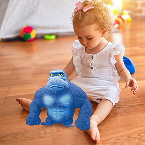 Yusat Gorilla Toys, Látex Orangutan Muñeca Juguete Figura de Anime Juguetes Mono Lindo Gorila Juguetes Figuras de Animales de la Selva para Niños