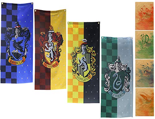 yuzhouzun cumpleaños Fiesta Regalos Gryffindor Bandera Harry Potter Harry Potter Funko barita de Harry Potter