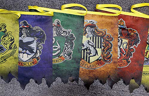 yuzhouzun cumpleaños Fiesta Regalos Hufflepuff Bandera articulos de Harry Potter Decoracion Harry Potter