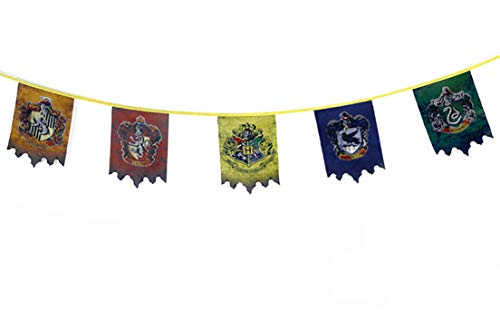 yuzhouzun cumpleaños Fiesta Regalos Hufflepuff Bandera articulos de Harry Potter Decoracion Harry Potter