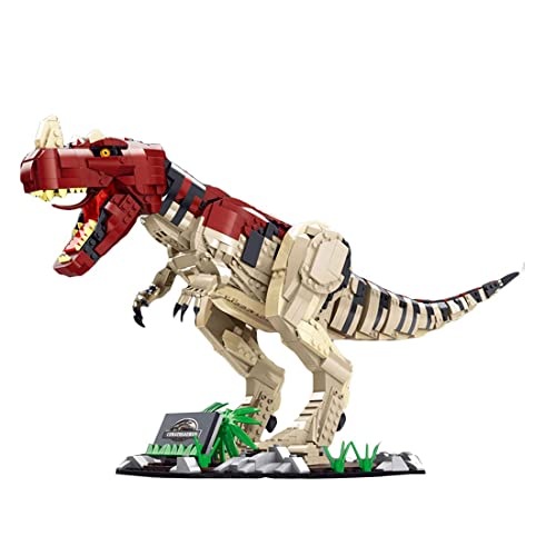 YXHS Indominus Rex - Modelo de construcción con luz, 2170 piezas de técnicas de dinosaurios, compatible con Lego Jurassic World Dinosaurios (Ceratosaurus)