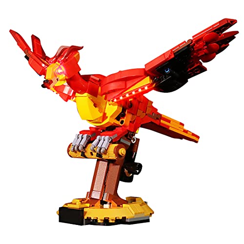 YYGE Juego de iluminación LED para Lego 76394 – Fawkes Dumbledores Phoenix (con caja para pilas, solo LED, no incluye kit de Lego)