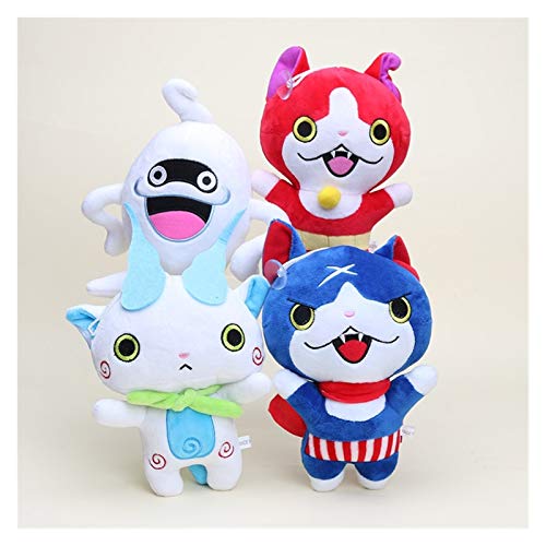 yywl Juguetes de Peluche 20cm Jibanyan Komasan Whisper Kawaii Yokai Toys Toys Yo-Kai Yokai Watch Reloj de Peluche Suave Muñecas Juguetes de Peluche (Color : 1)