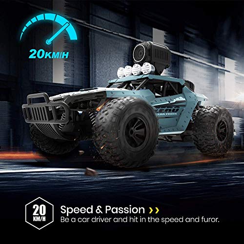 ZAKRLYB Todo Terreno Coches RC Coche teledirigido con 720P HD de la cámara 1/16 Escala de Camiones Fuera de Carretera Control de Alta Velocidad carros de Monstruo a Distancia for Adultos de los niños