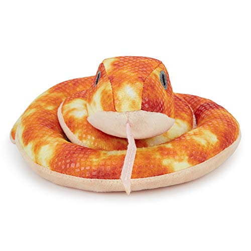 Zappi Co Childrens Stuffed Serpiente Suave de Peluche Juguete Safari Jungle Animal Plush (Pequeño, 5-6 Pulgadas, 12-15CM Serpiente) Grande para el Primer cumpleaños del niño recién Nacido