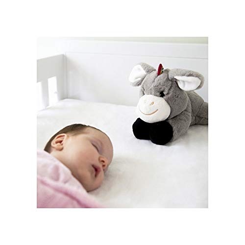 ZAZU ZA-DON-01 Burro de juguete Negro, Gris, Color blanco juguete de peluche - juguetes de peluche (Burro de juguete, Negro, Gris, Color blanco, Niño/niña, AA, 190 mm, 360 mm)