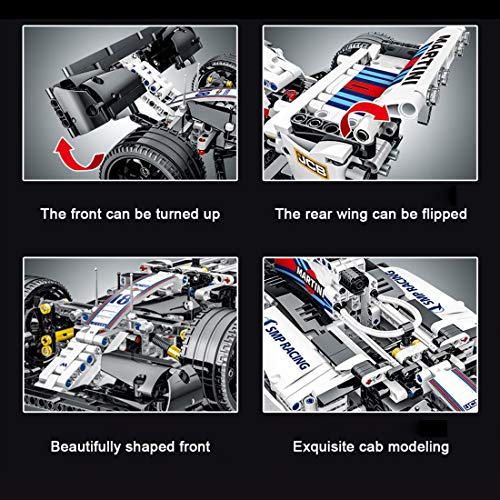 ZCXX Modelo de coche de técnica deportivo, 1100 piezas, piezas de construcción para coche, compatible con Lego Technic