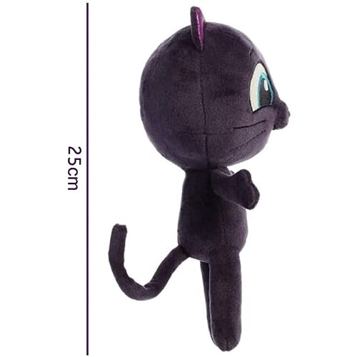 zdffgcgvg 25 cm Cat de Felpa Muñeca de Felpa Aurora verdadera y el Reino del Arco Iris Bartleby Bartleby Relleno Cat De Peluche para Niños 25cm / Cat and Girl B