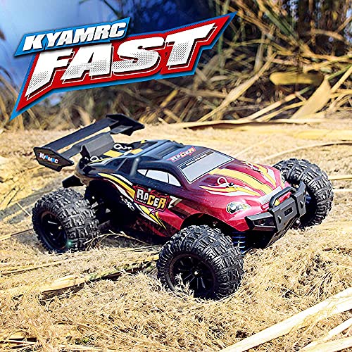 ZDYHBFE RC Cars 1/18 Scale 4WD Off-Road Monster Trucks con 35 + KM/H De Alta Velocidad, Vehículos Eléctricos Todo Terreno De 2,4 GHz con Control Remoto con Batería Recargable para Niños Y Adultos RTR