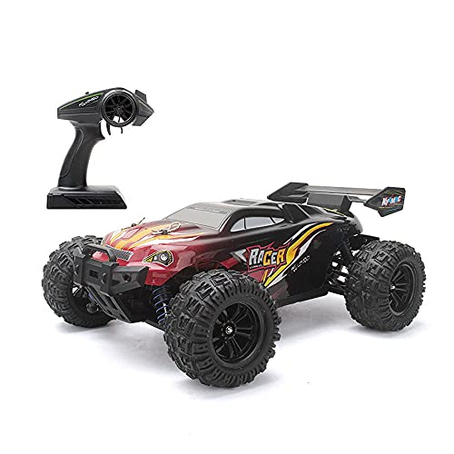 ZDYHBFE RC Cars 1/18 Scale 4WD Off-Road Monster Trucks con 35 + KM/H De Alta Velocidad, Vehículos Eléctricos Todo Terreno De 2,4 GHz con Control Remoto con Batería Recargable para Niños Y Adultos RTR