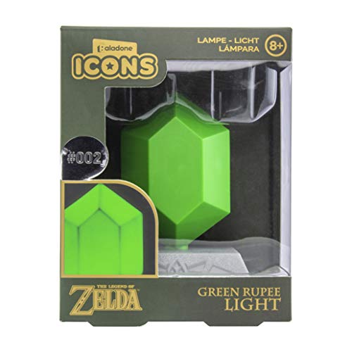 ZELDA - Green Rupee 3D Mini Light - 10cm : P.Derive