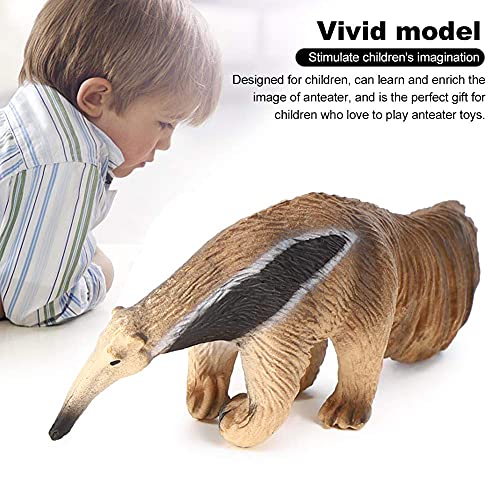 Zerodis Niños Simulación Oso Hormiguero Animal Modelo Hormiga Mamífero Modelo Figura Simulación Fauna Animal Lindo Cub Juguete Decoración de Mesa para niños(Figura)