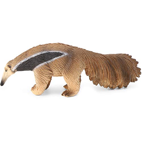 Zerodis Niños Simulación Oso Hormiguero Animal Modelo Hormiga Mamífero Modelo Figura Simulación Fauna Animal Lindo Cub Juguete Decoración de Mesa para niños(Figura)