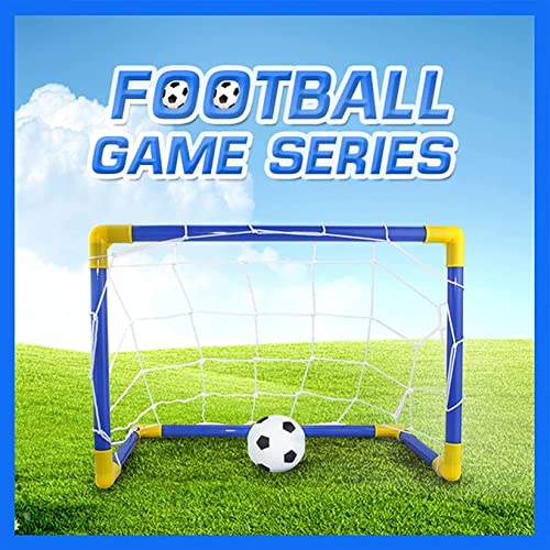 ZHEYANG porteria Futbol niños porterias de Futbol para Jardin Kit de Juego de fútbol para Interiores y Exteriores Mini Juego de portería de fútbol portátil para Entrenamiento de fútbol portátil