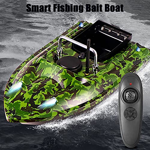 ZHJIUXING ST Barco Cebo Pesca Impermeable, Buscador Peces Remoto 500 M, Herramientas Pesca Auxiliares Inteligentes, Barco Ligero Pesca para Lagos Aire Libre, B