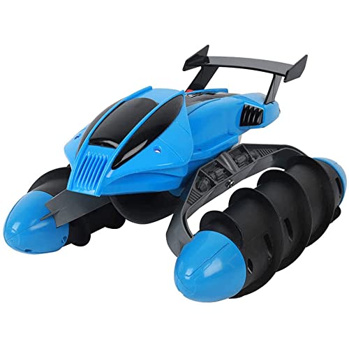 ZHRENXN Coche de control remoto todoterreno anfibio de 2.4G, bote de control remoto con colchón de aire eléctrico inalámbrico, camión de control remoto con tanque de lancha rápida, juguetes para niños