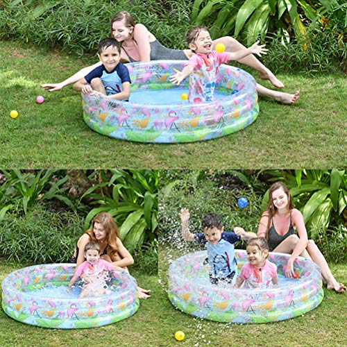 Zhyaj Redonda Piscinas Portatil Hinchables Infantil Desmontables Bañera Hinchable,D 120 * 30cm