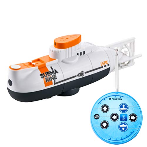 ZIXIXI Mini RC Submarino barco Radio Control Remoto Toy,6 Canales de Control Remoto Barco Juegos de Verano Submarino Juguetes Juguetes Educativos Juguete Regalo para Niños