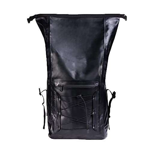 ZJQQ Bolsa a Prueba Agua Premium 30L, Mochila Ciclismo Viaje, construcción PVC, 2 Correas Ajustables para el Hombro, Bolsa Red elástica la Cuerda, para la Pesca para Caminar Camping Kayaking Rafting.