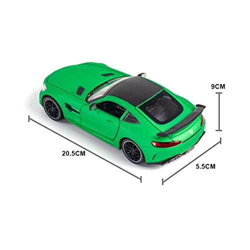 ZLLBF para Mercedes Benz AMG GTR 1:24 Aleación Modelo De Vehículo De Fundición A Presión Coche Deportivo De Juguete Regalos Vehículos Simulados Favoritos (Color : Green)