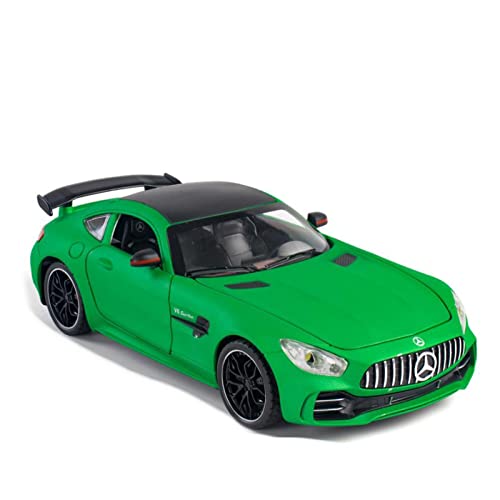 ZLLBF para Mercedes Benz AMG GTR 1:24 Aleación Modelo De Vehículo De Fundición A Presión Coche Deportivo De Juguete Regalos Vehículos Simulados Favoritos (Color : Green)