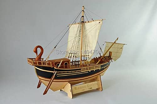 ZNYB Maquetas De Barcos para Construir Madera Modelo de Barco mercante del Imperio Romano Clásico Kit de construcción Modelo Escala 1/50 Barco de Comercio Romano