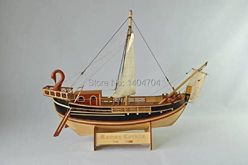 ZNYB Maquetas De Barcos para Construir Madera Modelo de Barco mercante del Imperio Romano Clásico Kit de construcción Modelo Escala 1/50 Barco de Comercio Romano