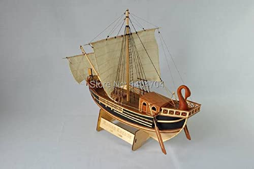 ZNYB Maquetas De Barcos para Construir Madera Modelo de Barco mercante del Imperio Romano Clásico Kit de construcción Modelo Escala 1/50 Barco de Comercio Romano