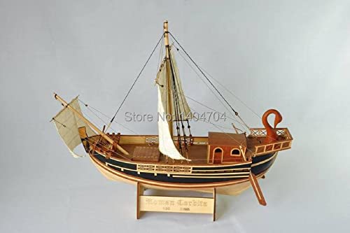 ZNYB Maquetas De Barcos para Construir Madera Modelo de Barco mercante del Imperio Romano Clásico Kit de construcción Modelo Escala 1/50 Barco de Comercio Romano