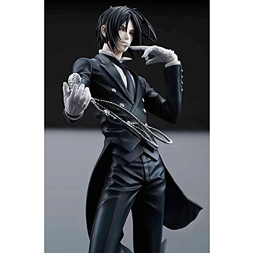 Zpzzy Black Butler Sebastian Michaelis Postura De Pie Modelo De Personaje De Anime Figura De Acción Manga Estatua De Figura De Material De PVC Modelo De Figura De Anime Regalos/Coleccionables Que Gu