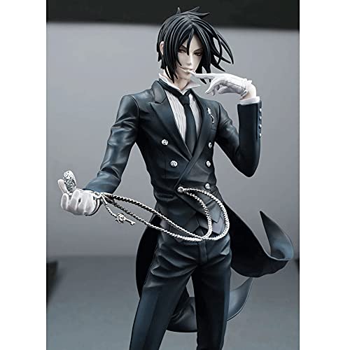 Zpzzy Black Butler Sebastian Michaelis Postura De Pie Modelo De Personaje De Anime Figura De Acción Manga Estatua De Figura De Material De PVC Modelo De Figura De Anime Regalos/Coleccionables Que Gu