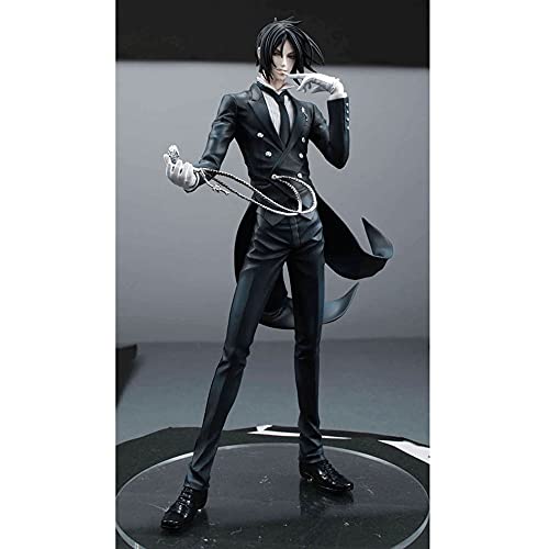 Zpzzy Black Butler Sebastian Michaelis Postura De Pie Modelo De Personaje De Anime Figura De Acción Manga Estatua De Figura De Material De PVC Modelo De Figura De Anime Regalos/Coleccionables Que Gu