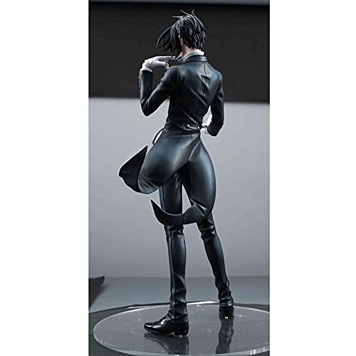 Zpzzy Black Butler Sebastian Michaelis Postura De Pie Modelo De Personaje De Anime Figura De Acción Manga Estatua De Figura De Material De PVC Modelo De Figura De Anime Regalos/Coleccionables Que Gu