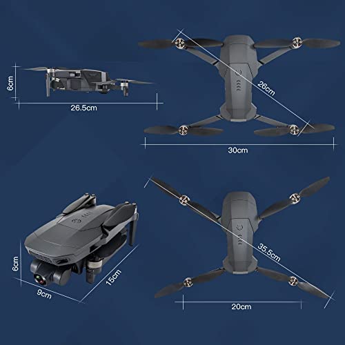 Zumbido SG907 MAX GPS Drones con Cámara Digital De 3 Ejes. 4k HD 5G WiFi FPV Motor Sin Escobillas De Flujo Óptico, Distancia De Control Remoto 1200m, Quadcopter Plegable