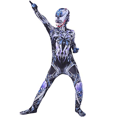 ZUOZHE Niños Adulto Superhéroe Spiderman Ropa Cosplay Halloween Navidad Celebracion Traje Fiesta De Baile Medias Siamesas Spider-Man Anime Disfraz,D-(175~180cm)