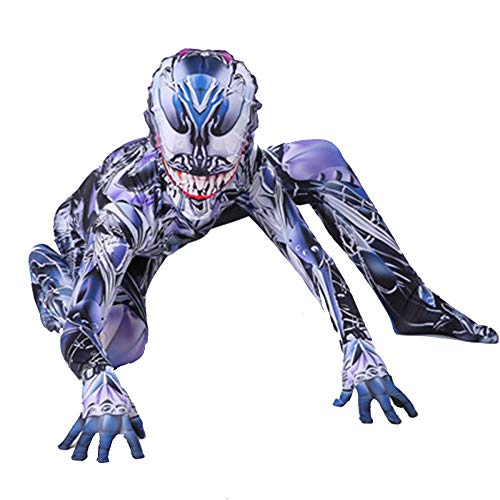 ZUOZHE Niños Adulto Superhéroe Spiderman Ropa Cosplay Halloween Navidad Celebracion Traje Fiesta De Baile Medias Siamesas Spider-Man Anime Disfraz,D-(175~180cm)