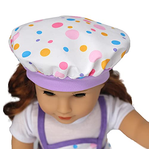 ZWOOS Ropa de Muñeca Bebé para New Born Baby Doll, Disfraz de Chef con Sombrero y Guantes para Muñecas 35-43 cm