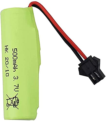 ZYGY 2Piezas 3,7V 500mAh batería de Litio para DE35 DE38 DE40 DE50 Rollo de Doble Cara Stunt RC Coche / Coche de Juguete para niños