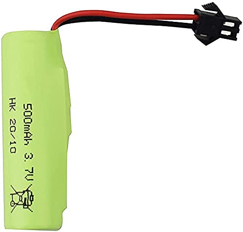 ZYGY 2Piezas 3,7V 500mAh batería de Litio para DE35 DE38 DE40 DE50 Rollo de Doble Cara Stunt RC Coche / Coche de Juguete para niños