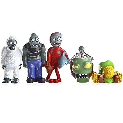 10 unids/lote Juego de PVZ PVZ vs Zombies 2 Zombies de plantas Figura de acción de PVC Figura de la colección de juguetes Modelo Juguetes Muñeca 3~8cm