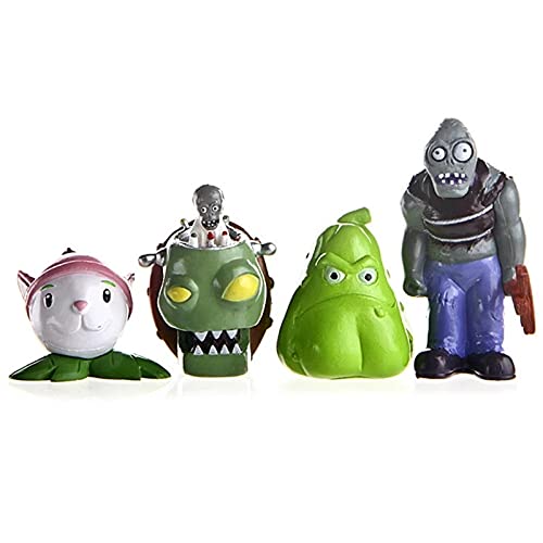 10 unids/lote Juego de PVZ PVZ vs Zombies 2 Zombies de plantas Figura de acción de PVC Figura de la colección de juguetes Modelo Juguetes Muñeca 3~8cm