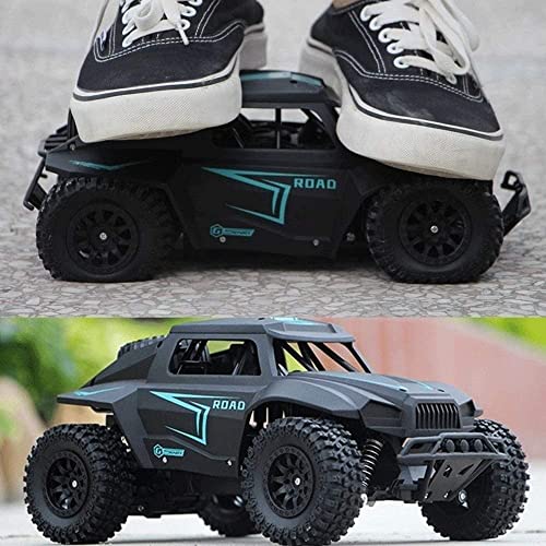 1/14 RC Cars 4WD High Speed Bigfoot Rock Crawler Vehicle 2. 4G Radio Remote Control Off- Road RTR Racing Monster Truck Desert Power Buggy for Kids Adults Hobby Toys Gift (3 Battery)