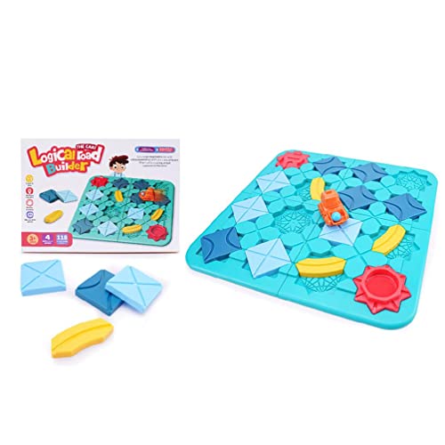 16MG Montessori Ocupado Junta Maze Car Track Toy Early Learning Forma Reconocimiento Juguete Lógico Entrenamiento Niños 3/4/5 Cumpleaños Regalo Montessori Puzzles