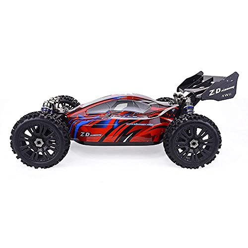 1/8 Scale Large 4WD Brushless Electric Off-Road Vehicle 2.4G Radio Cross-Country Climbing RC Car 90KM/H High-Speed RC Racing Car 4x4 Independent Shock Absorbers Gifts for Boys and Adults