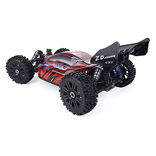 1/8 Scale Large 4WD Brushless Electric Off-Road Vehicle 2.4G Radio Cross-Country Climbing RC Car 90KM/H High-Speed RC Racing Car 4x4 Independent Shock Absorbers Gifts for Boys and Adults