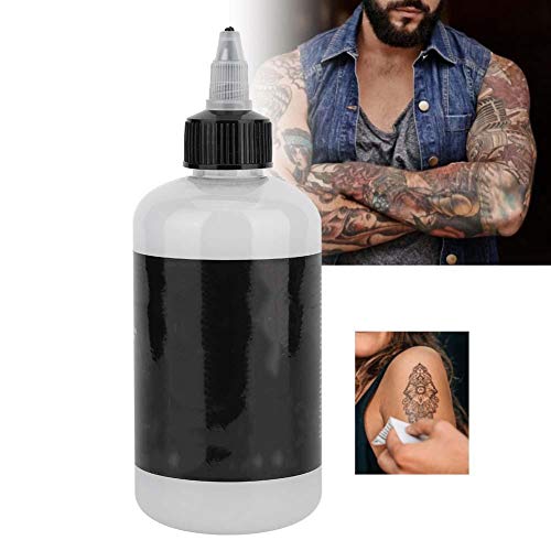 250ml Tattoo Transfer Gel, Solución de transferencia de tatuajes profesional Gel Plantilla Crema Imprimación, Pomada segura de larga duración Arte corporal para tatuajes